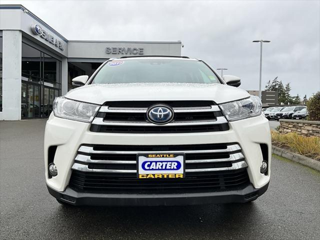 used 2017 Toyota Highlander Hybrid car, priced at $28,580