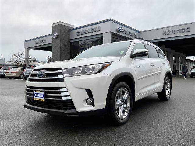 used 2017 Toyota Highlander Hybrid car, priced at $28,580