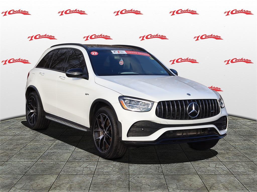 used 2022 Mercedes-Benz AMG GLC 43 car, priced at $38,875