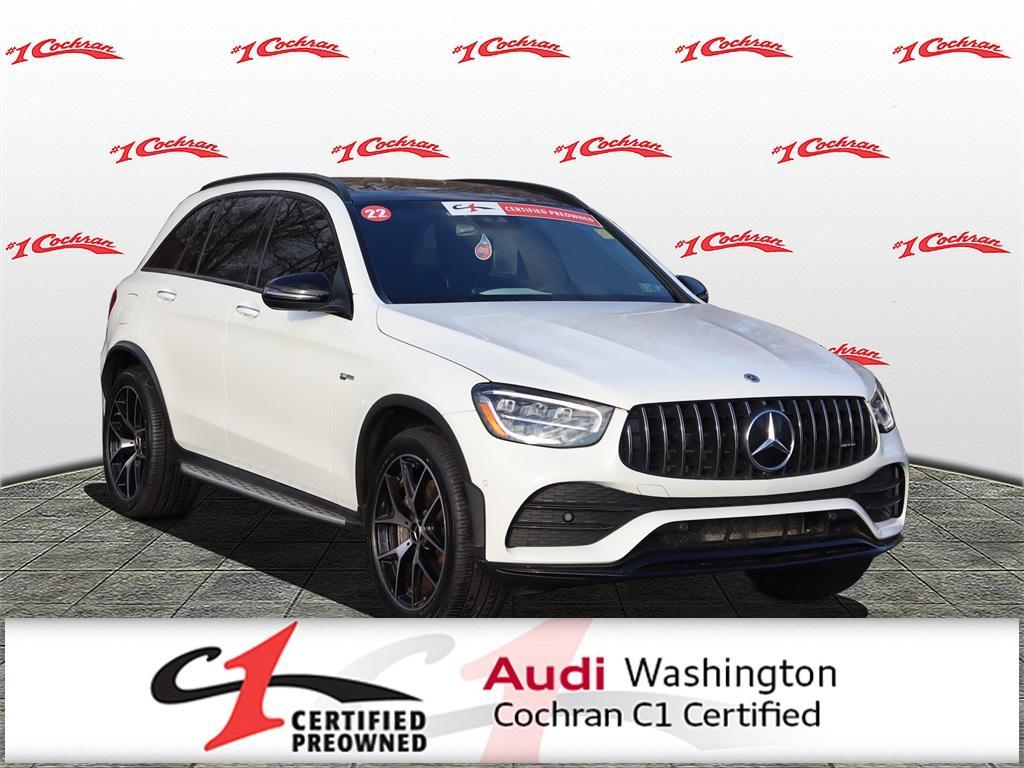 used 2022 Mercedes-Benz AMG GLC 43 car, priced at $40,677