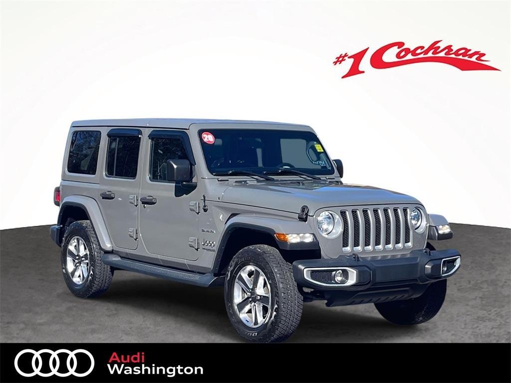 used 2020 Jeep Wrangler Unlimited car, priced at $26,498