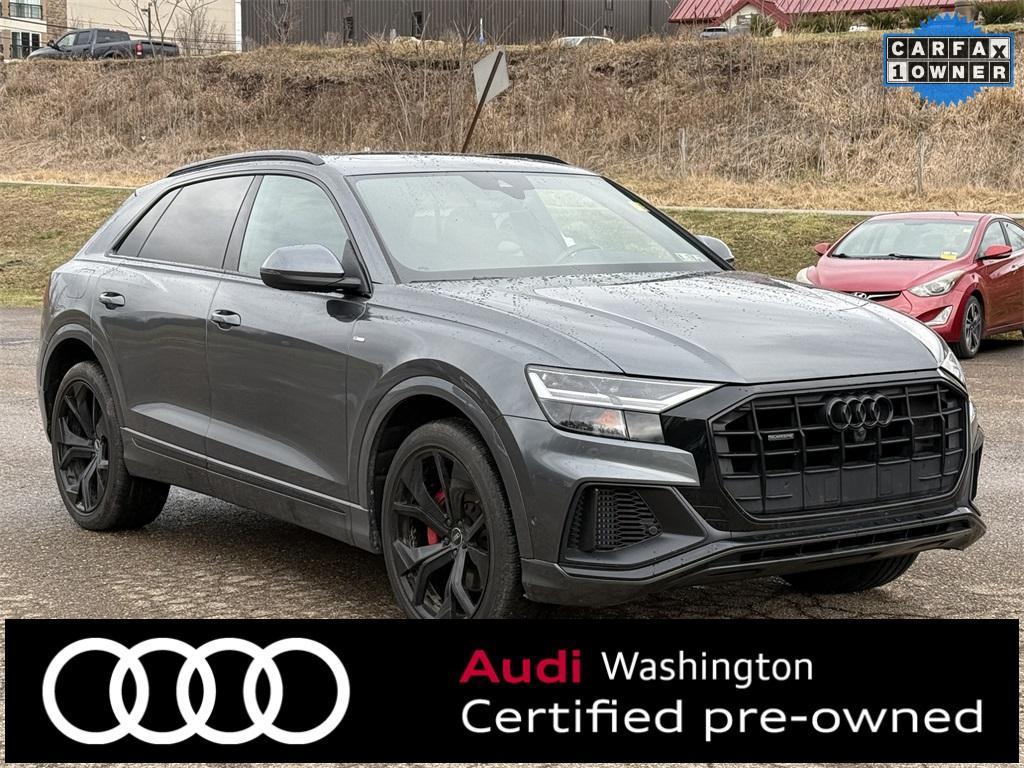 used 2021 Audi Q8 car, priced at $40,449