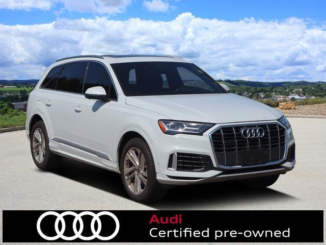 used 2021 Audi Q7 car, priced at $34,674