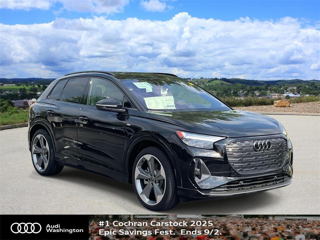 new 2025 Audi Q4 e-tron car, priced at $65,060