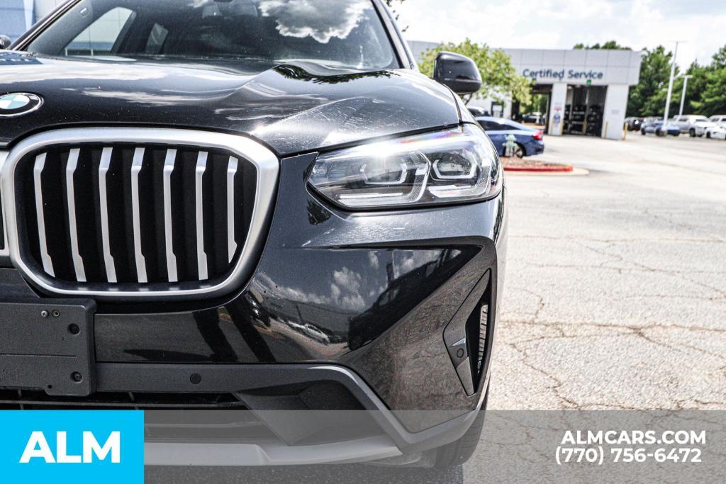 used 2023 BMW X3 car, priced at $33,970