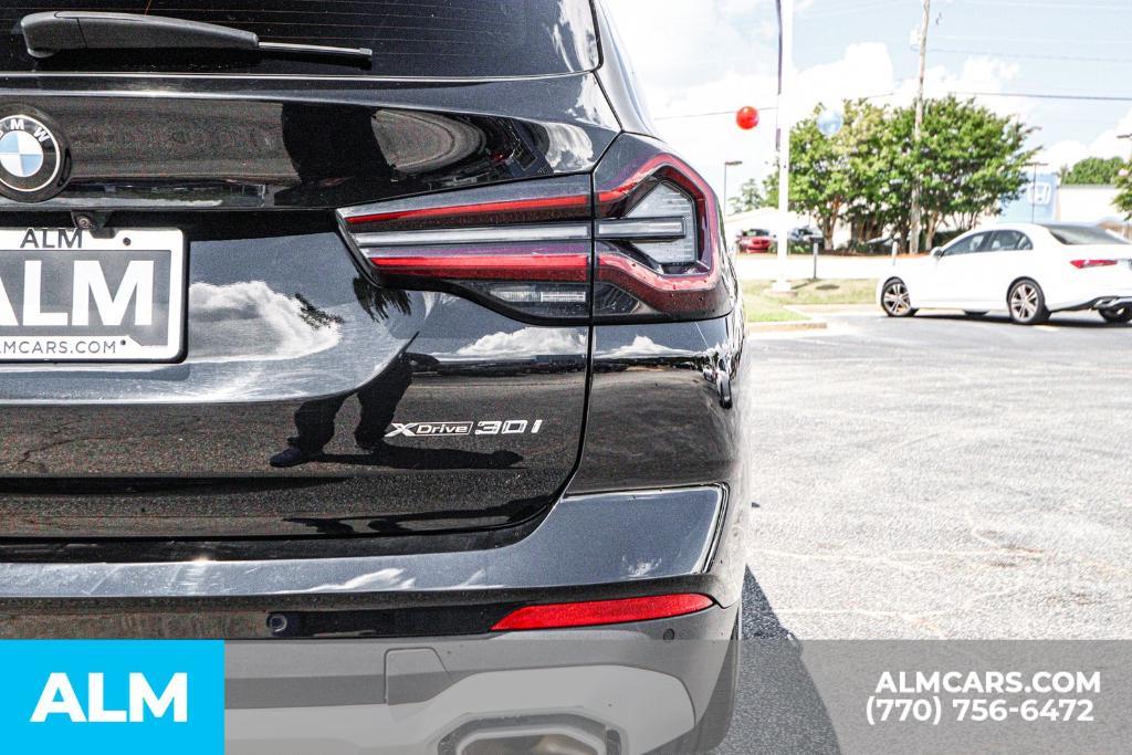 used 2023 BMW X3 car, priced at $33,970