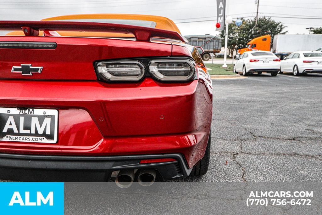used 2021 Chevrolet Camaro car, priced at $32,420