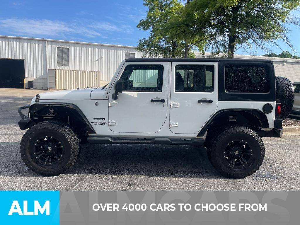 used 2017 Jeep Wrangler Unlimited car, priced at $21,920