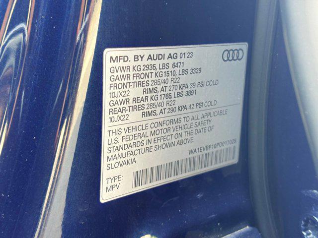 used 2023 Audi Q8 car, priced at $51,997