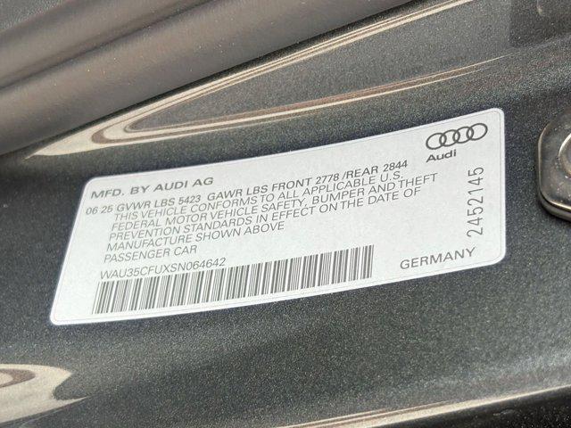 new 2025 Audi S5 car, priced at $72,751