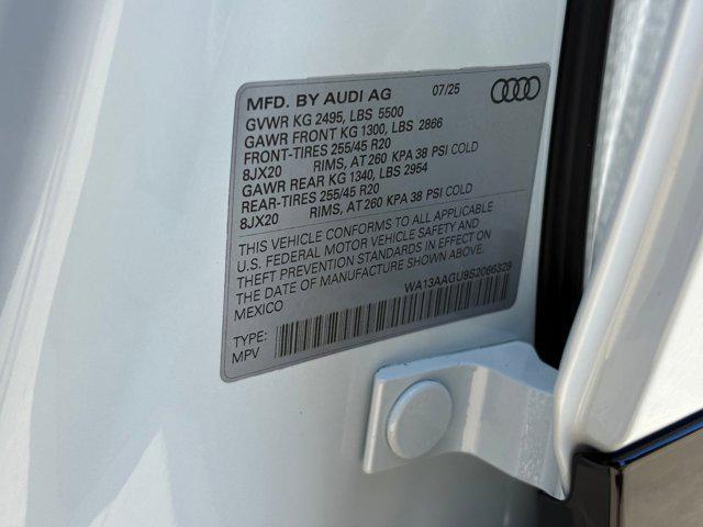new 2025 Audi Q5 car, priced at $62,961