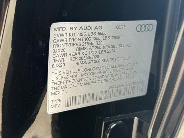 new 2025 Audi Q5 car, priced at $61,300