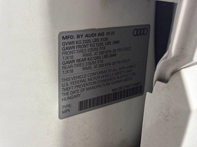 used 2023 Audi Q3 car, priced at $23,498