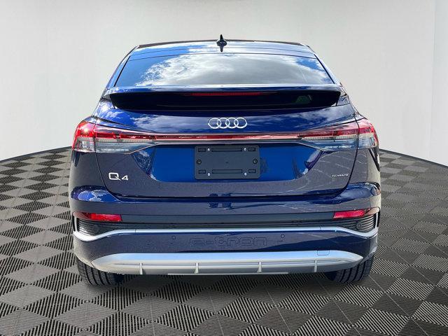 new 2025 Audi Q4 e-tron Sportback car, priced at $60,012