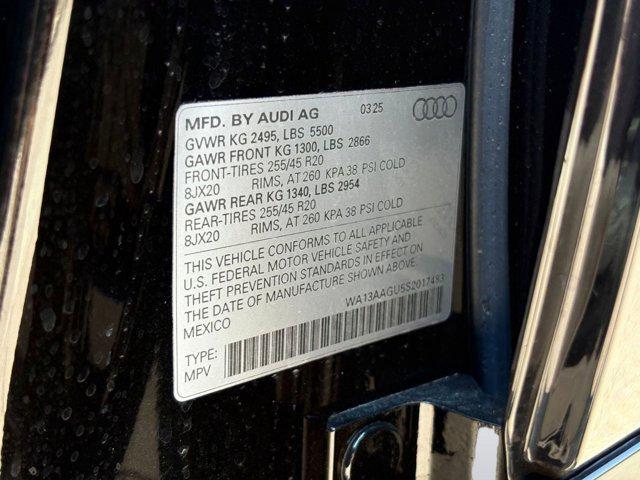 new 2025 Audi Q5 car, priced at $64,250