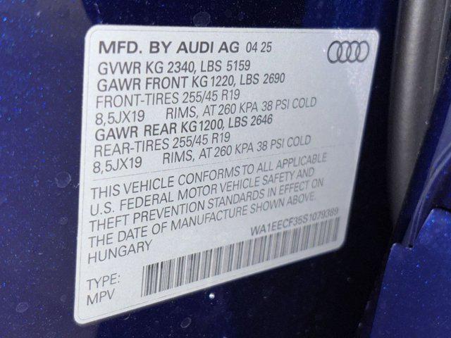 new 2025 Audi Q3 car, priced at $44,752