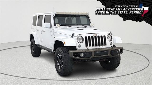 used 2016 Jeep Wrangler Unlimited car, priced at $21,318