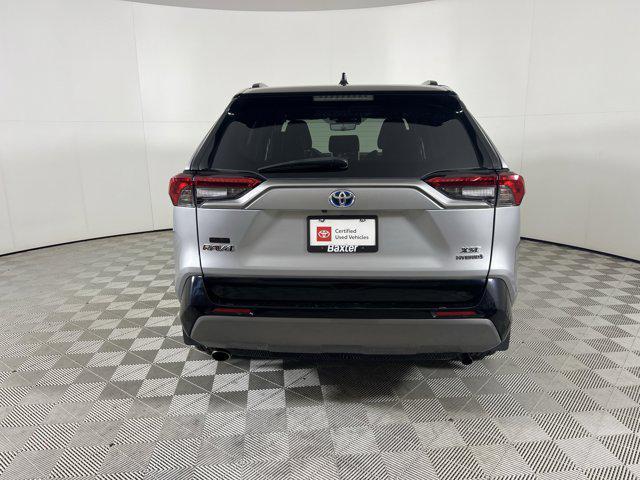used 2021 Toyota RAV4 Hybrid car, priced at $35,000