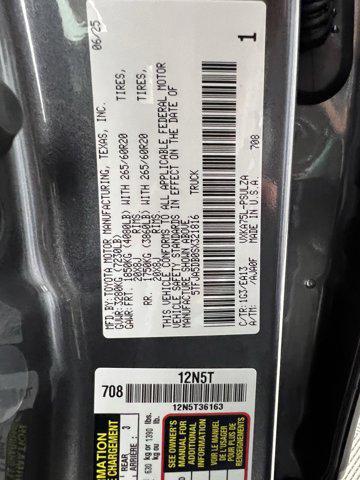 new 2025 Toyota Tundra car, priced at $61,942
