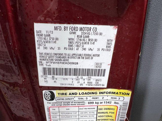 used 2014 Ford F-150 car, priced at $18,500