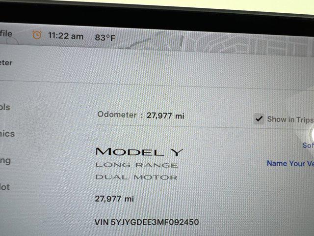 used 2021 Tesla Model Y car, priced at $33,900
