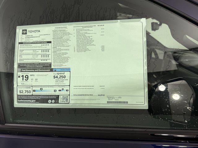 new 2025 Toyota Tundra car, priced at $62,561
