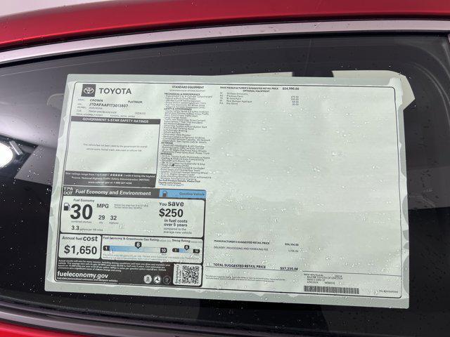 new 2026 Toyota Crown car, priced at $57,239