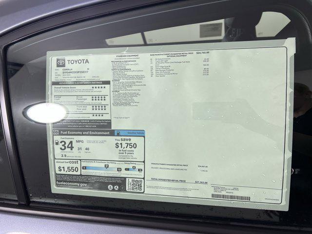new 2025 Toyota Corolla car, priced at $26,762