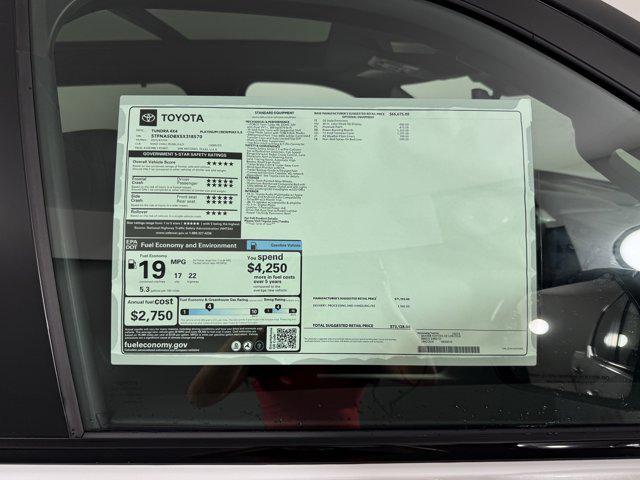 new 2025 Toyota Tundra car, priced at $68,421