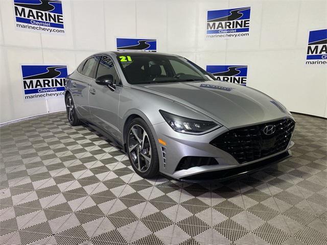 used 2021 Hyundai Sonata car, priced at $19,900