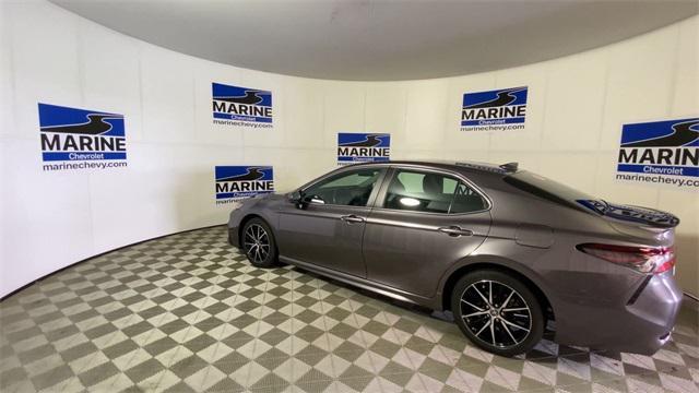used 2021 Toyota Camry car, priced at $19,600