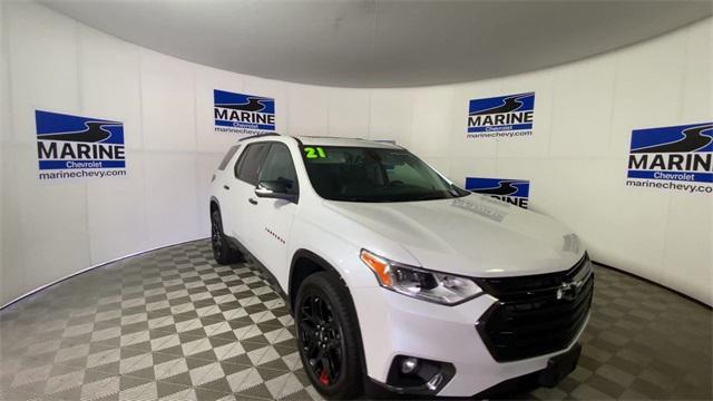 used 2021 Chevrolet Traverse car, priced at $37,900