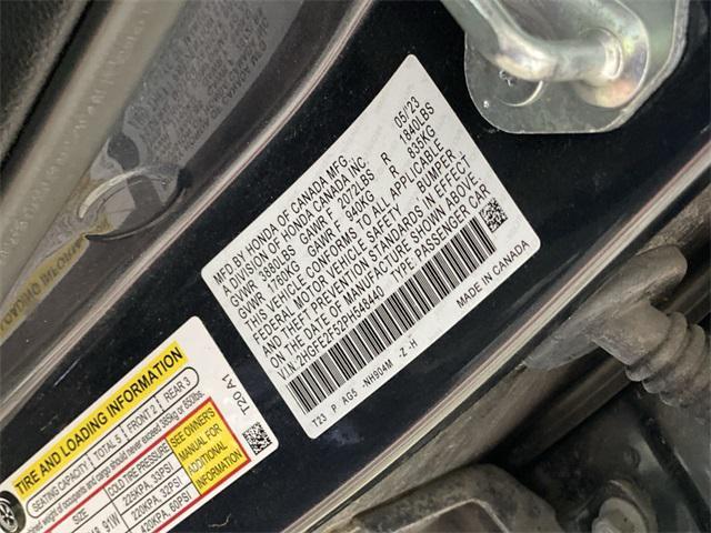 used 2023 Honda Civic car, priced at $25,400