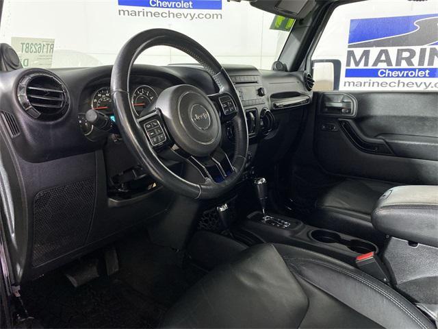 used 2014 Jeep Wrangler Unlimited car, priced at $16,500