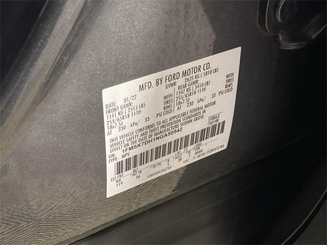 used 2022 Ford Explorer car, priced at $26,900