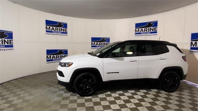 used 2023 Jeep Compass car, priced at $21,400