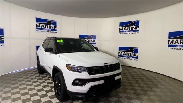 used 2023 Jeep Compass car, priced at $21,400