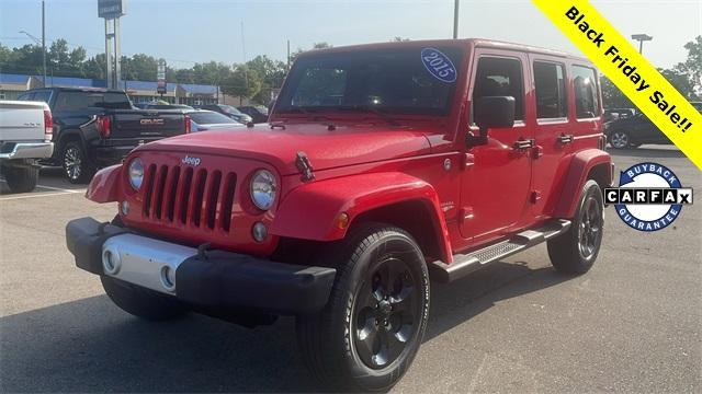 used 2015 Jeep Wrangler Unlimited car, priced at $14,800