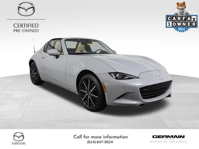 used 2024 Mazda MX-5 Miata RF car, priced at $32,677