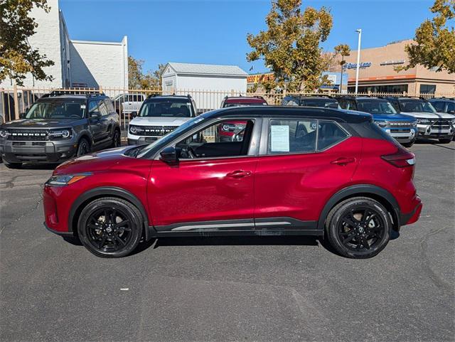 used 2023 Nissan Kicks car, priced at $19,999