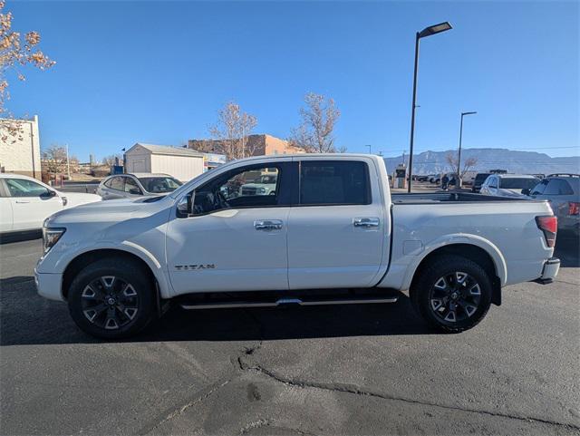 used 2021 Nissan Titan car, priced at $44,995