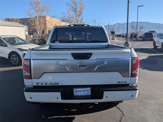 used 2021 Nissan Titan car, priced at $44,995