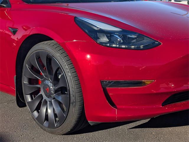 used 2023 Tesla Model 3 car, priced at $35,363