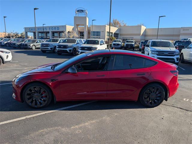 used 2023 Tesla Model 3 car, priced at $35,363