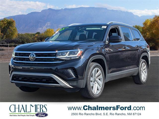 used 2021 Volkswagen Atlas car, priced at $26,352