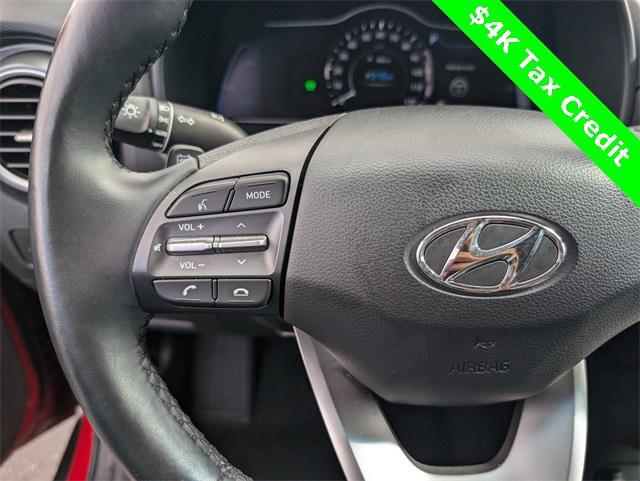 used 2021 Hyundai Kona EV car, priced at $22,610