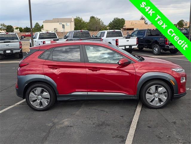 used 2021 Hyundai Kona EV car, priced at $22,610