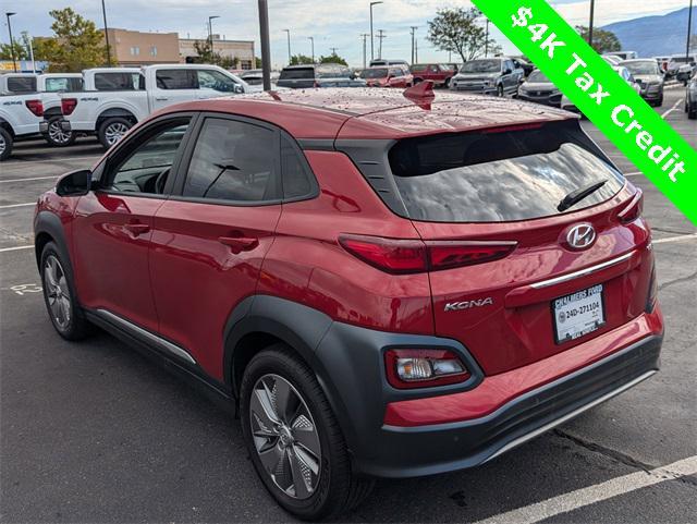 used 2021 Hyundai Kona EV car, priced at $22,610