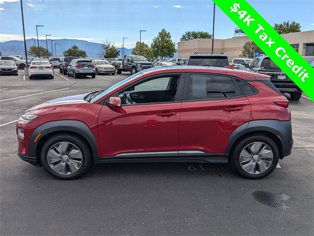 used 2021 Hyundai Kona EV car, priced at $22,610