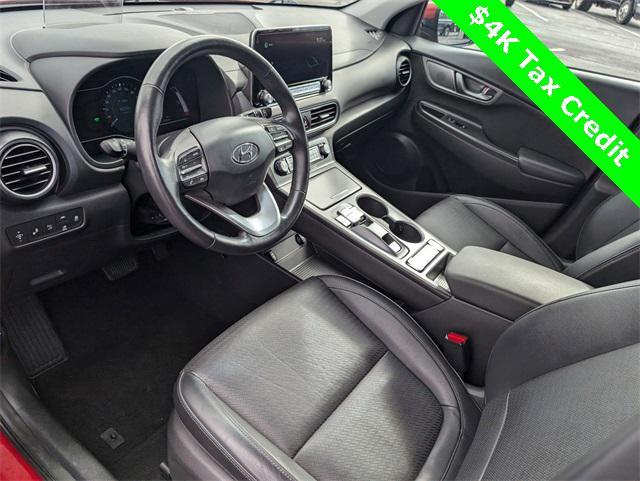 used 2021 Hyundai Kona EV car, priced at $22,610